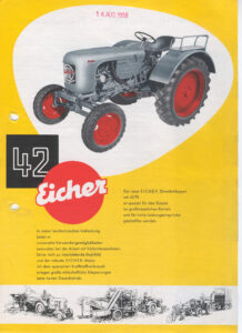 Eicher ED42 1958